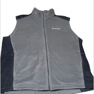 Columbia Charcoal Fleece Vest
